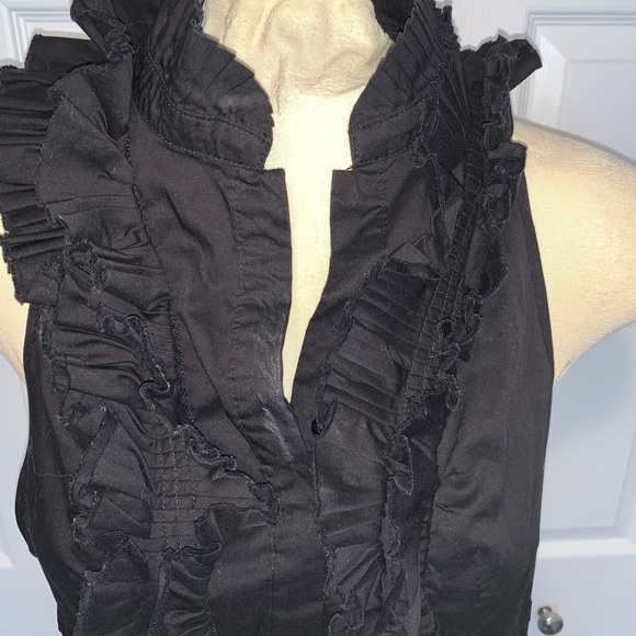 Ruffled backless short dress - Picture 2 of 2